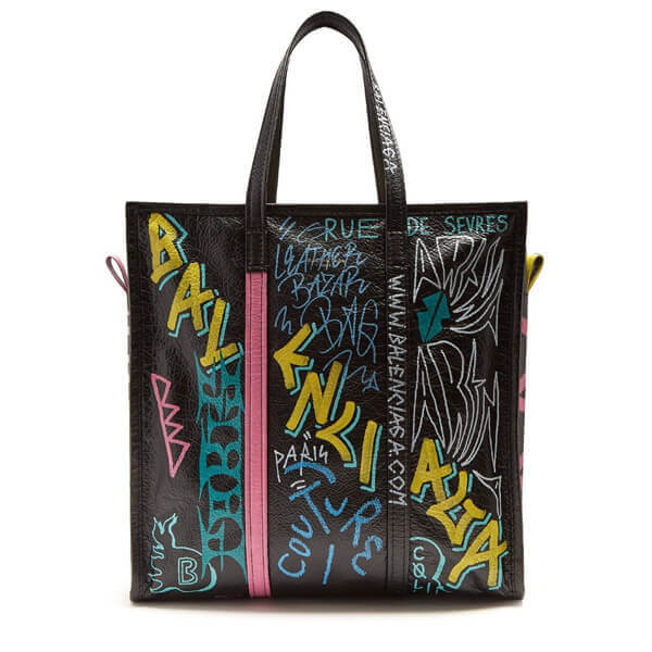 バレンシアガ トートバッグ GRAFFITI BAZAR SHOPPER バッグ