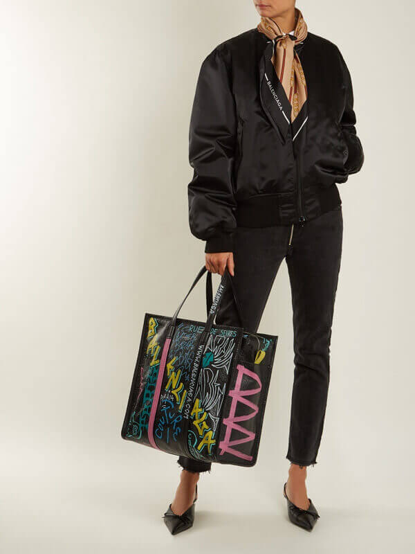 バレンシアガ トートバッグ GRAFFITI BAZAR SHOPPER バッグ