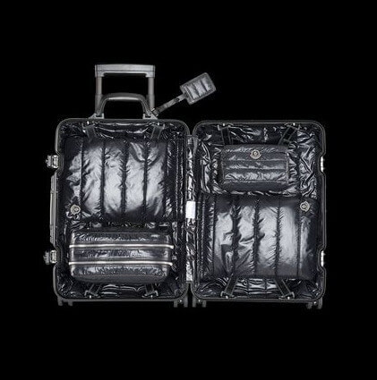 【MONCLER】RIMOWA&MONCLER TSAロック付 スーツケース ブラック