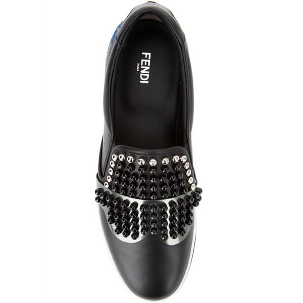 フェンディ(フェンディ) スニーカー FE1072 KARLITO STUDDED SLIP-ON SNEAKERS