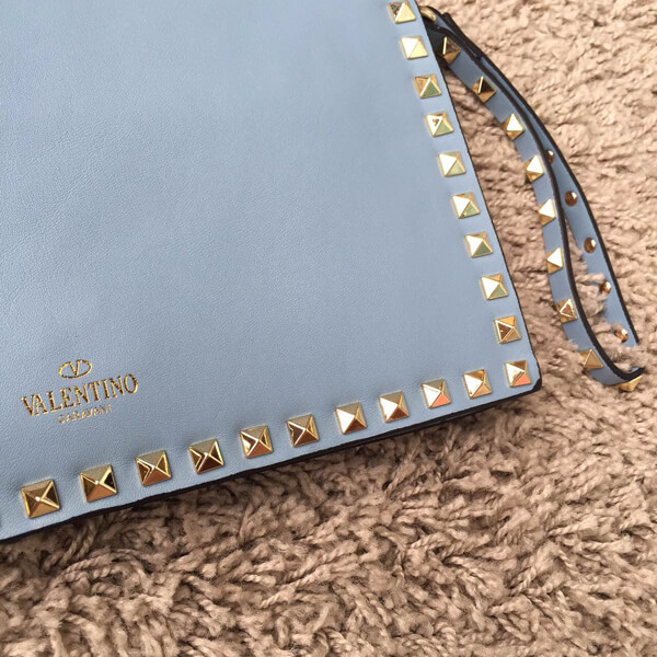 2018AW Valentino ヴァレンティノスーパーコピー Rockstud leather clutch IW12B0399NWB