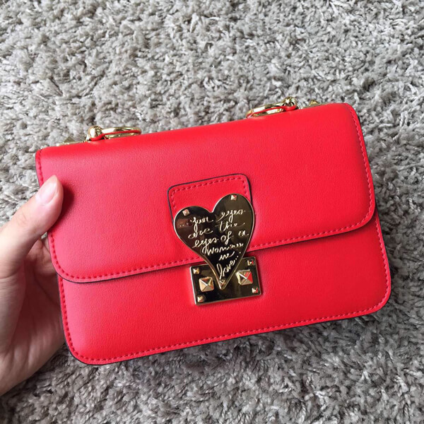 2018AW セレブ愛用者多数☆Valentino ヴァレンティノスーパーコピー☆ LAmour Leather Shoulder Bag