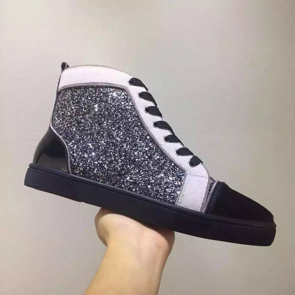 スワロフスキー☆Christian Louboutin クリスチャンルブタンスーパーコピー  Strass　スニーカー スワロフスキーデザイン