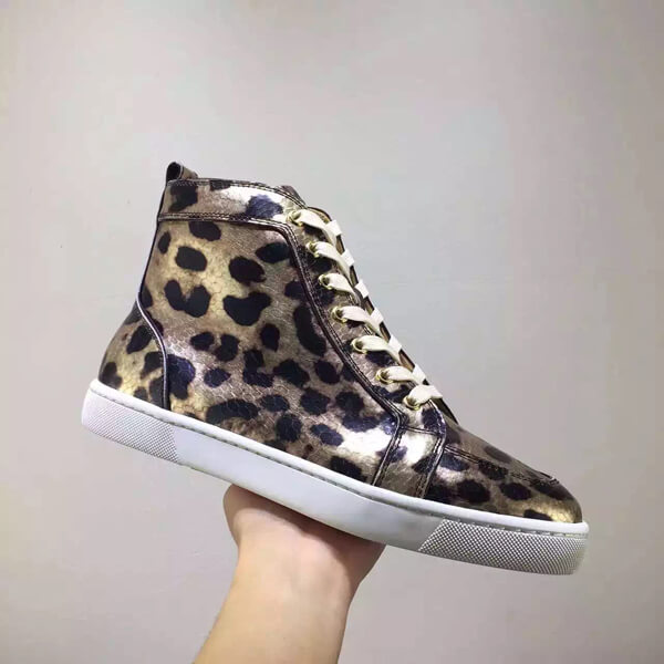 Christian Louboutin クリスチャンルブタンスーパーコピー   Strass Leopard スニーカー