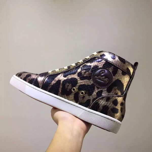 Christian Louboutin クリスチャンルブタンスーパーコピー   Strass Leopard スニーカー