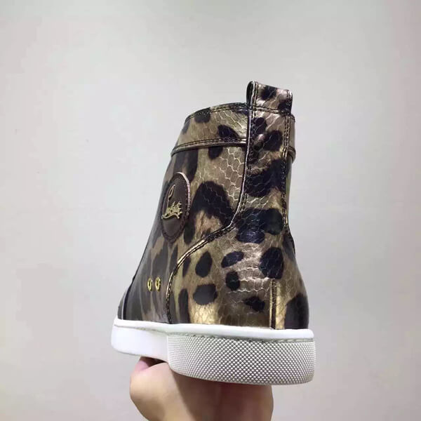 Christian Louboutin クリスチャンルブタンスーパーコピー   Strass Leopard スニーカー