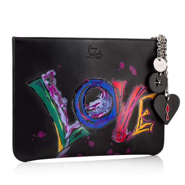 2018新作人気 Christian Louboutin クリスチャンルブタンスーパーコピー☆ AW18 ☆ Loubicute Small Pouch "LOVE"