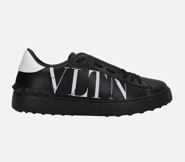 7日間返品返金保障【VALENTINO】オープンVLTNレザースニーカー 偽物☆大人気