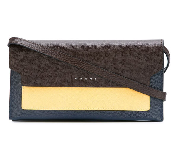 マルニ バッグコピー シックでエレガント 2018-19秋冬☆MARNI☆斜めがけバッグ Brown