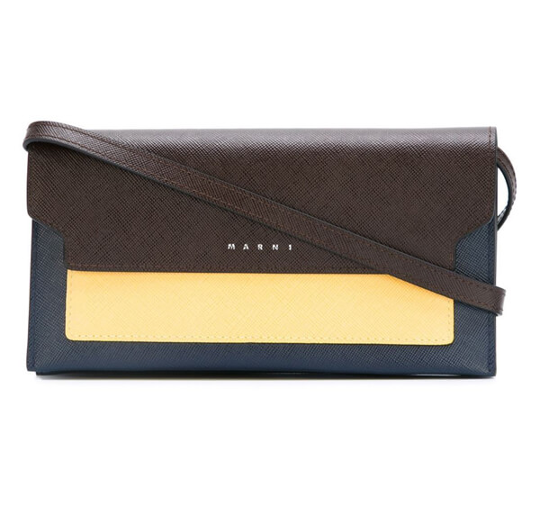 マルニ バッグコピー シックでエレガント 2018-19秋冬☆MARNI☆斜めがけバッグ Brown