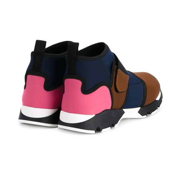 2018人気新作 マルニスニーカーコピー MARNI★Neoprene high-top sneakers BBP