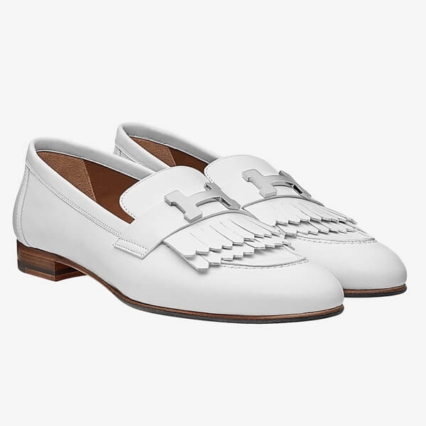 2019最新限定 エルメススーパーコピー Mocassins Royal　ロイヤル★veau/blanc