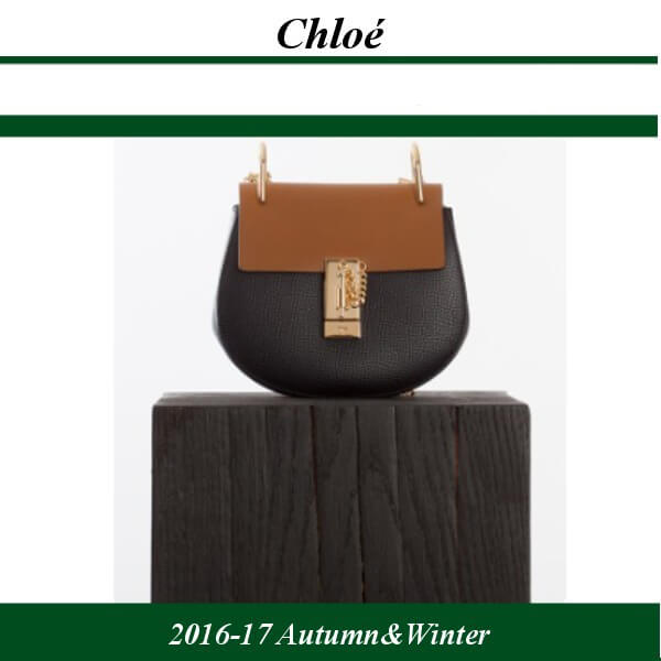 18-19AW☆クロエバッグスーパーコピー CHLOE Full blue mustard mini Drew bag