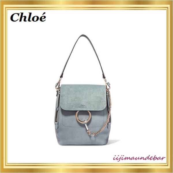 18-19新作 クロエバックパックスーパーコピー CHLOE/Faye/フェイ/2WAY/スエード/ミディアムバックパック/Faye medium leather and suede backpack