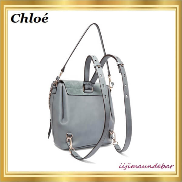 18-19新作 クロエバックパックスーパーコピー CHLOE/Faye/フェイ/2WAY/スエード/ミディアムバックパック/Faye medium leather and suede backpack