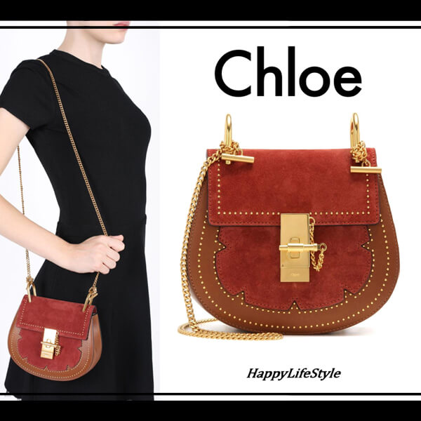 2018-19AW クロエバッグスーパーコピー CHLOE エキゾチック  Drew ミニ ショルダーバッグ