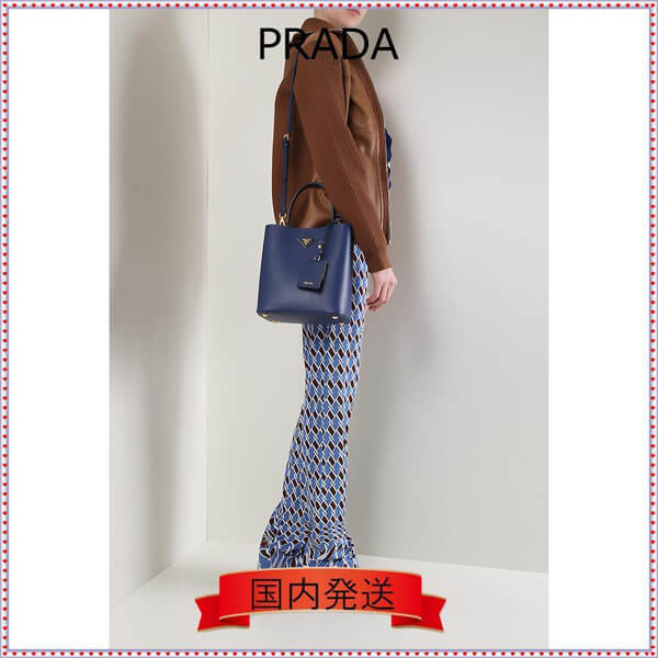 2019新作素敵【PRADA プラダスーパーコピー】medium Prada double bag in Saffiano leather