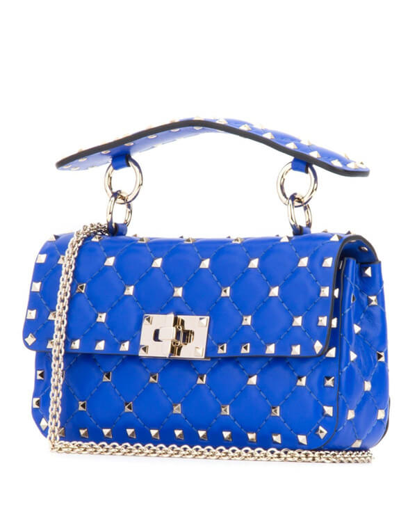 VALENTINOヴァレンティノ★Rockstud Spike SハンドバッグQW2B0123NAP DL7