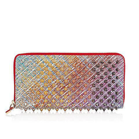 2019新作限定 CHRISTIAN LOUBOUTIN クリスチャン ルブタンコピー Panettone Spiked Leather Wallet 長財布