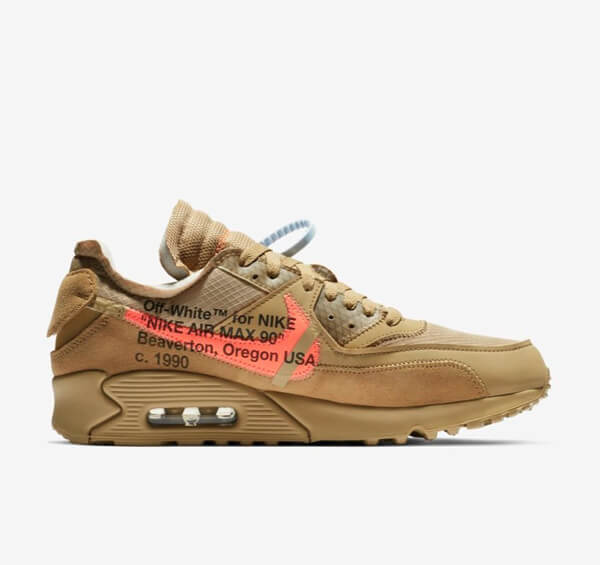 [ナイキ x OFF WHITE]限定コラボ!!The Ten Air Max 90 Desert Ore