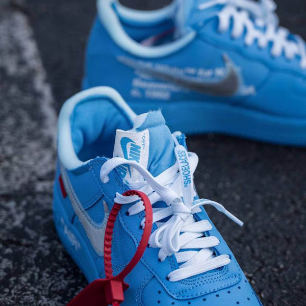 注目度NO.1【ナイキ×OFF-WHITE×MCA】スーパーコピーコラボ Air Force 1 Low "MCA Blue"