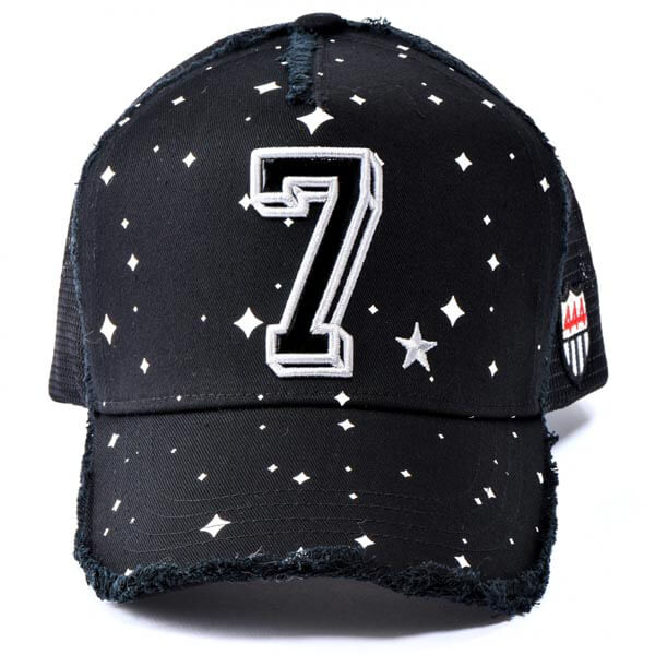 CHROME HEARTS クロムハーツ キャップ コーデ コピー YOSHINORI KOTAKE★「7」スペースプリント メッシュキャップ