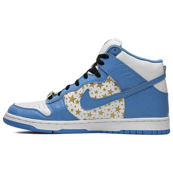 世界中で大人気♪即日配送 シュプリーム x ナイキSB Dunk High Pro SB Blue Stars 2003