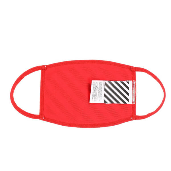 Off-White スーパーコピー ダイアグマスクコーデのアクセントに☆ストライプマスク DIAG MASK / RED WH 【2枚入】