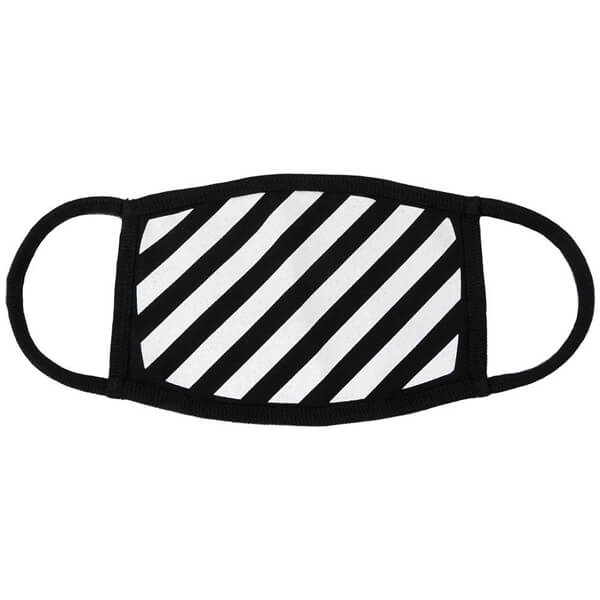 Off-White スーパーコピー ダイアグマスクコーデのアクセントに☆ストライプマスク DIAG MASK / RED WH 【2枚入】