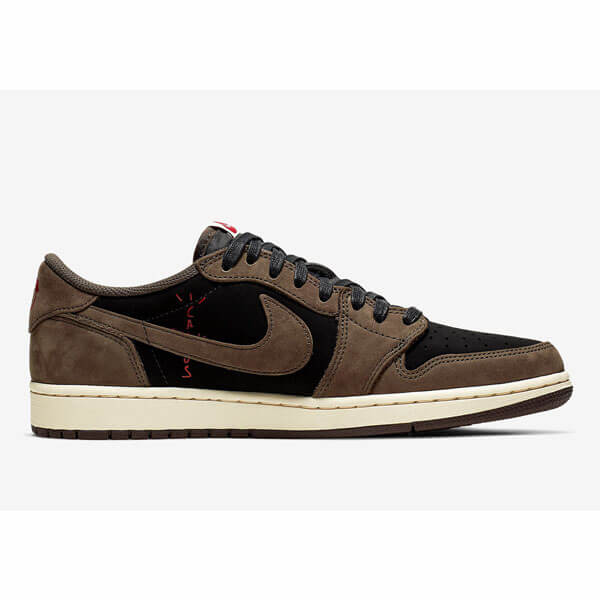 Travis Scott x ナイキ Air Jordan 1 Retro Low 偽物 OG SP Mocha CQ4277-001【ナイキスニーカースーパーコピー】