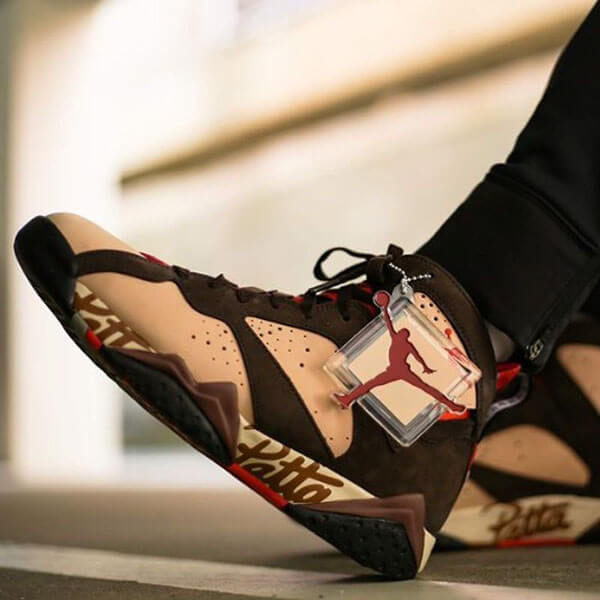 魅惑のコラボ★PATTA × ナイキAIR JORDAN 7 OG SP★ブラウン AT3375-200