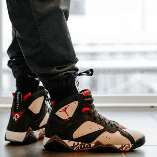 魅惑のコラボ★PATTA × ナイキAIR JORDAN 7 OG SP★ブラウン AT3375-200