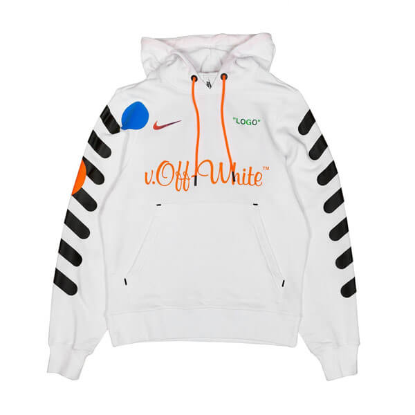 【激レアアイテム】ナイキ オフホワイト パーカー コピー ナイキ Lab x Off White コラボ フーディー/WHT