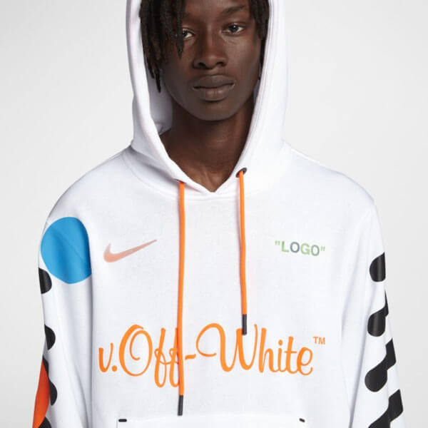 【激レアアイテム】ナイキ オフホワイト パーカー コピー ナイキ Lab x Off White コラボ フーディー/WHT