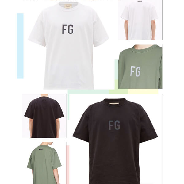 ★大人気★Fear Of God FG Logo T-shirt