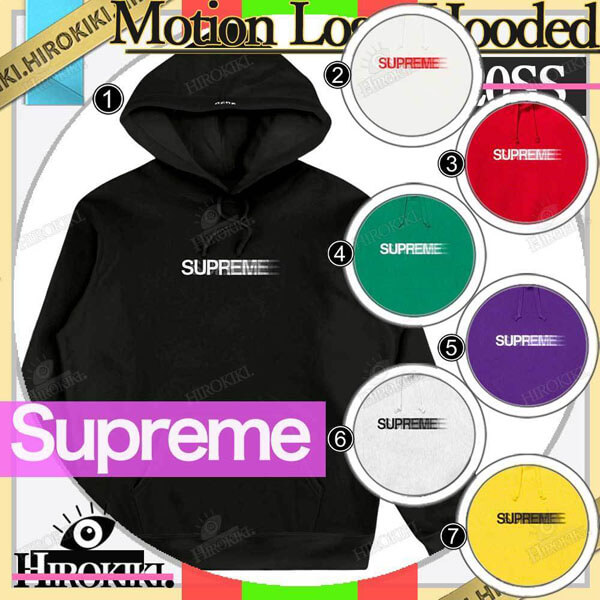 20SS/シュプリーム パーカー 偽物 シュプリーム Motion Logo Hooded Sweatshirt モーション ロゴ