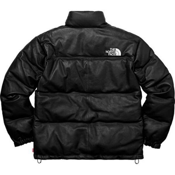 ノースフェイス シュプリーム 偽物 シュプリーム The North Face Leather Nuptse Jacket