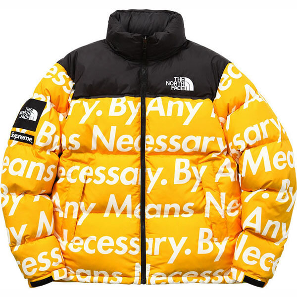 シュプリーム ノースフェイス 偽物 シュプリーム The North Face By Any Means Nuptse Jacket