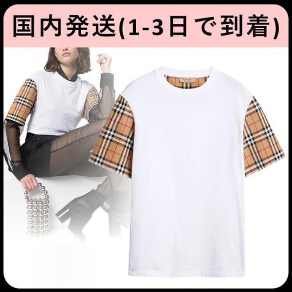 BURBERRY バーバリー Tシャツ コピー ヴィンテージチェックTシャツ 8014896ABTOTA1464