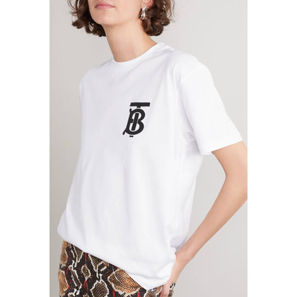 バーバリー Tシャツ コピー∞∞ Burberry ∞∞ モノグラム motif cotton Tシャツ☆