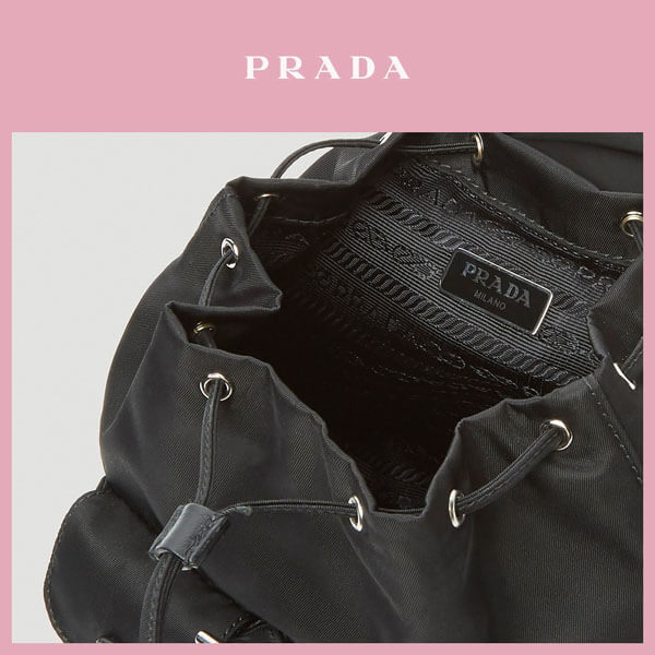 ★ PRADA ★Mini Chain-Strap Backpack 1BH029_V44_F0011_V_COM