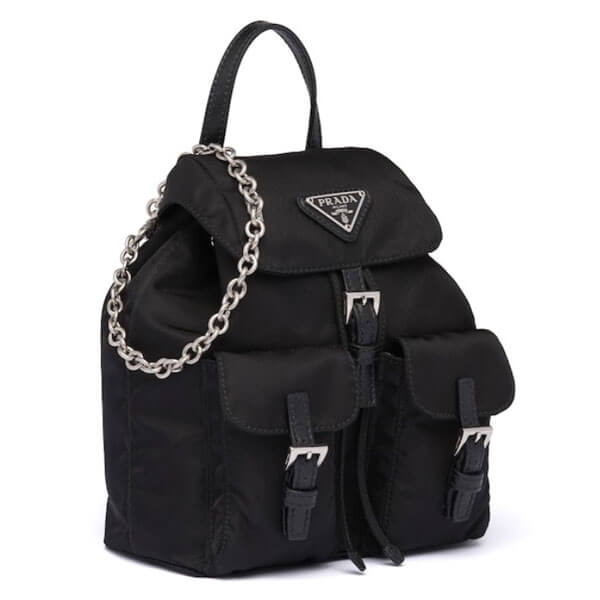 ★ PRADA ★Mini Chain-Strap Backpack 1BH029_V44_F0011_V_COM