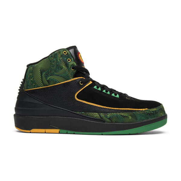 斬新デザイン★ナイキAIR JORDAN 2 RETRO "doernbecher"★Green