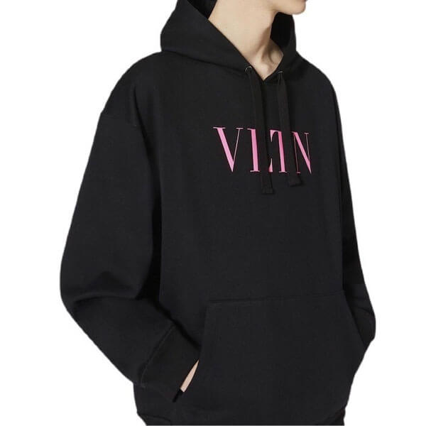 【完売必至】20FW【VALENTINO】VLTN フード付き スウェット スウェットシャツ UV3MF14F3TVMM8