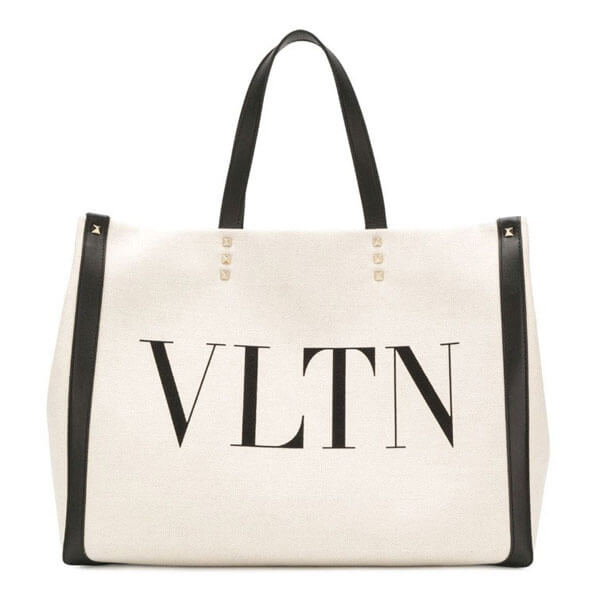 【VALENTINO GARAVANI】VLTN キャンバストート スモール ショッピング UW2B0D21FWBEX9