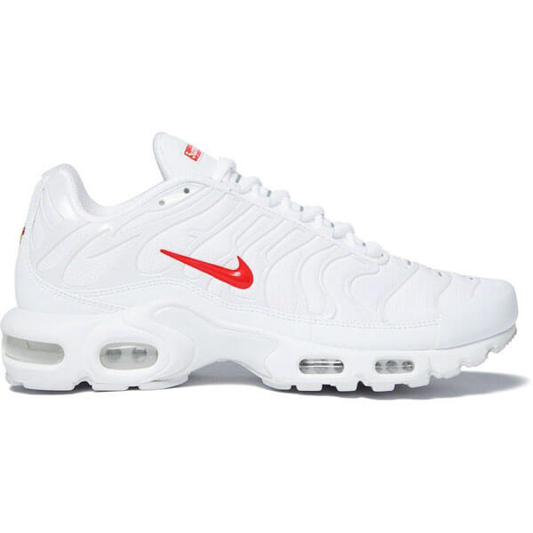 ナイキ Air Max Plus  シュプリーム 偽物 シュプリーム ナイキ エアマックス プラス Box Logo WHITE