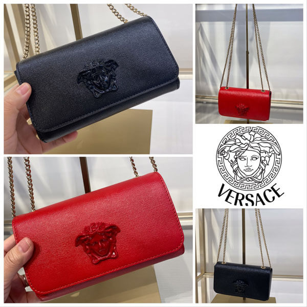 SALE!!【ヴェルサーチ】メドゥーサ♪crossbody♪チェーン♪2カラー♪