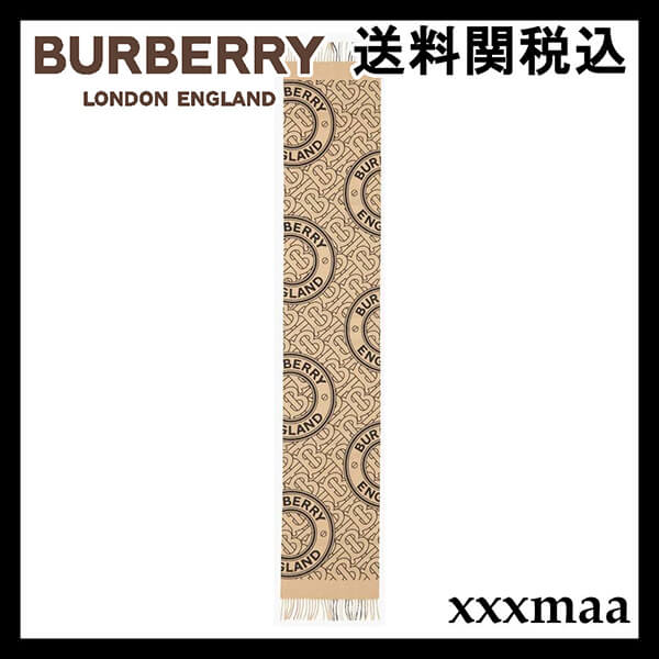 BURBERRY*バーバリー  リバーシブル カシミアスカーフ