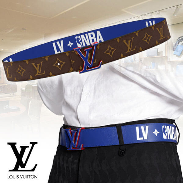 ルイヴィトン☆LV x NBA コレクション メンズ ベルト MP278U