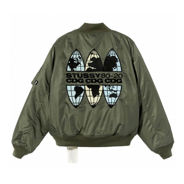 ★限定品★コムデギャルソン x STUSSY MA-1BOMBER JACKET